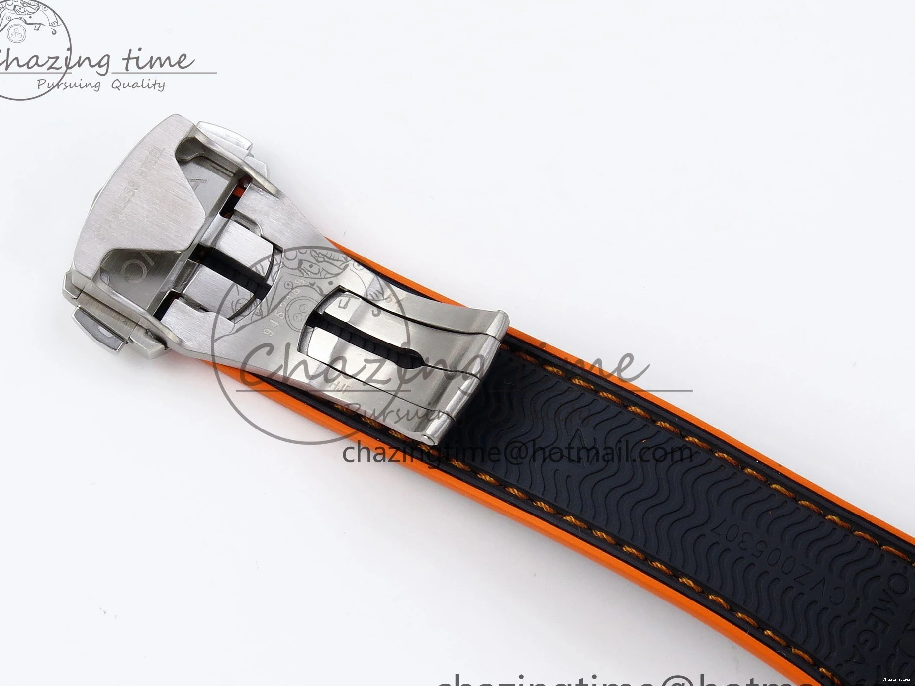 0210 Comfortable Planet Ocean 43.5mm SS VSF 1:1 Best Edition Black Orange Bezel Gray Dial on Nylon Strap A8900 Super Clone V 7730